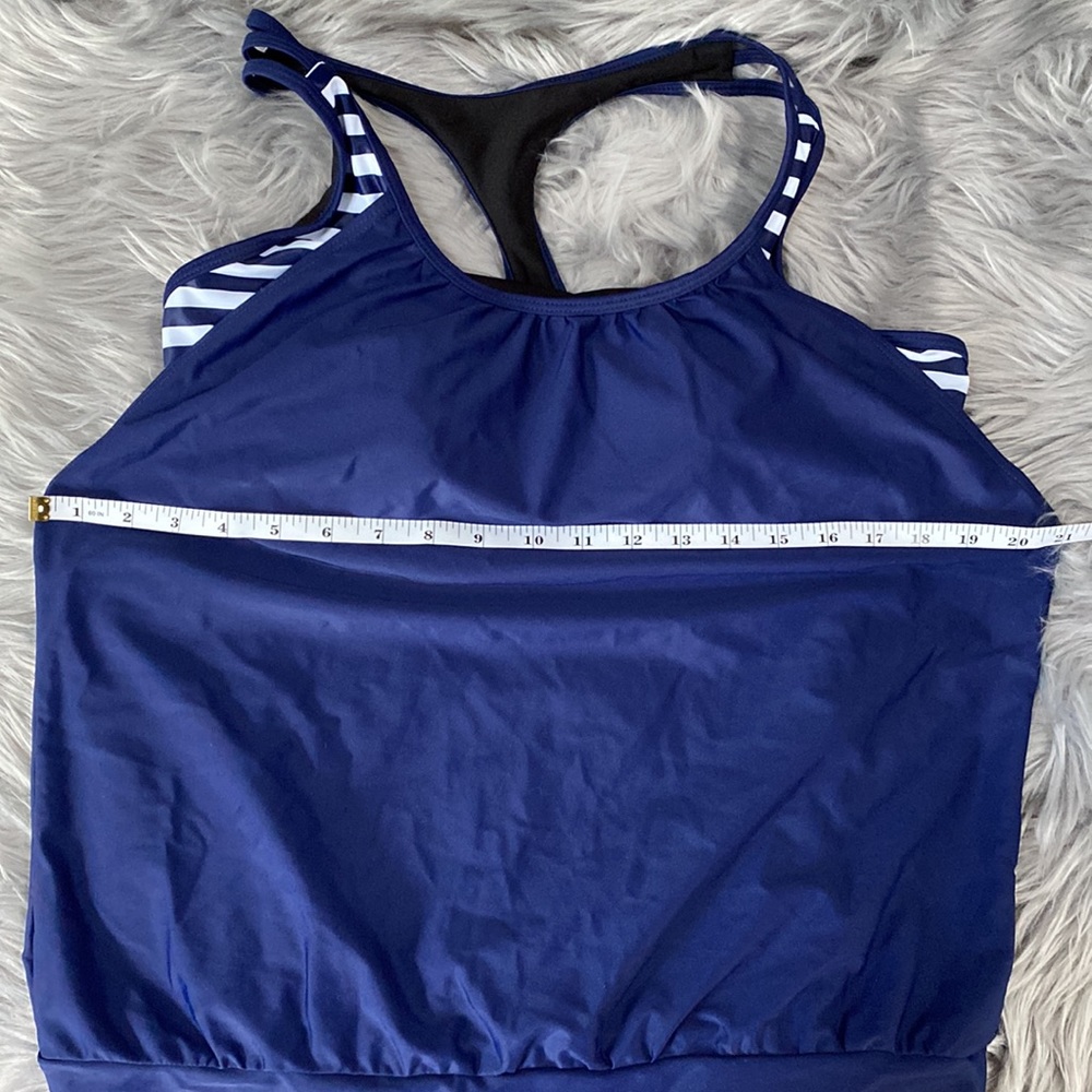 Blouson tankini top - Picture 5 of 7